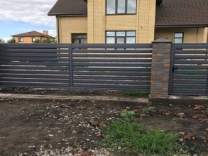 Забор жалюзи 72 метра фото в Белореченске